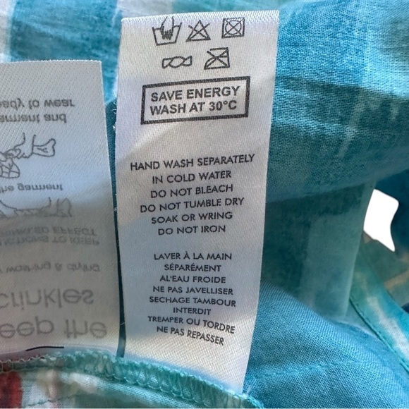 ORIENTQUE Australia‎ Womens Retro Boat Print Crinkle Cotton Dress Size Small - Picture 15 of 16